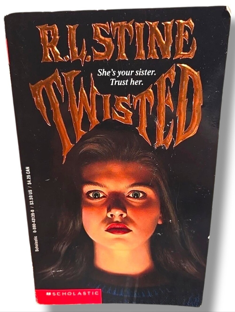 Twisted R.L. Stine Point Horror 1987 4th Print Vintage YA Thriller Paperback